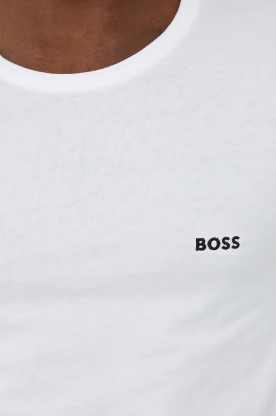 Bavlnené tričko s dlhým rukávom BOSS 3-pak