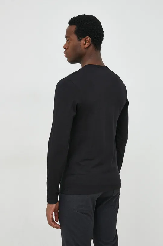Βαμβακερή μπλούζα με μακριά μανίκια BOSS 3-pack