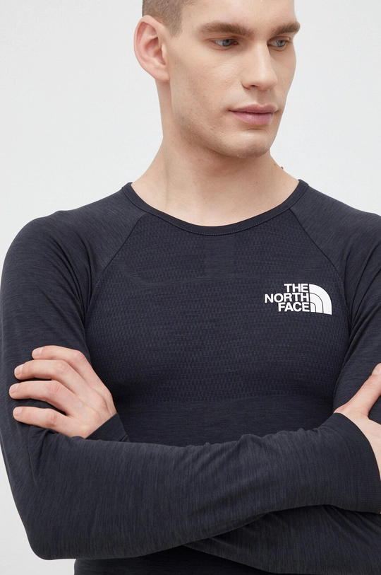 czarny The North Face longsleeve sportowy Mountain Athletic Męski