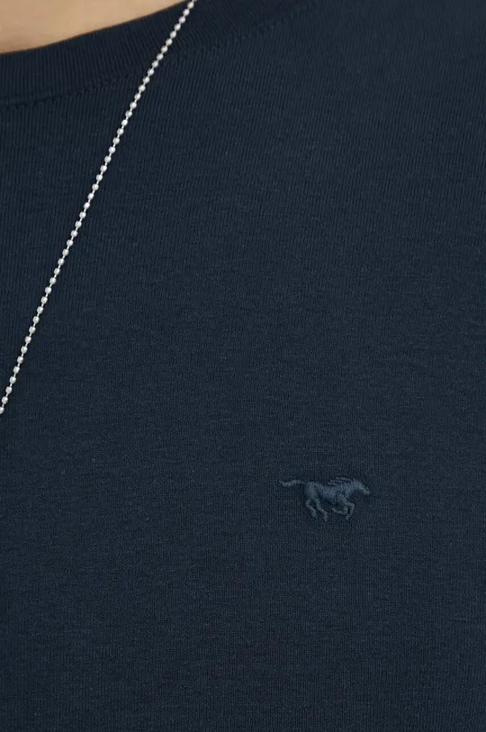 Βαμβακερή μπλούζα με μακριά μανίκια Mustang Ανδρικά