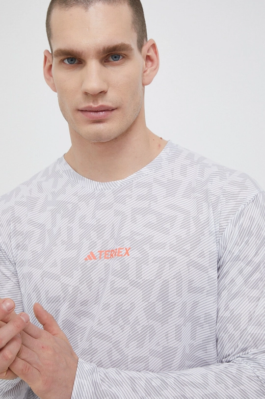 szary adidas TERREX longsleeve sportowy Męski