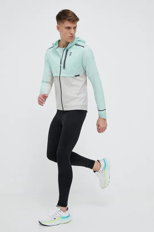 Μακρυμάνικο μπλουζάκι για τρέξιμο On-running Performance πράσινο