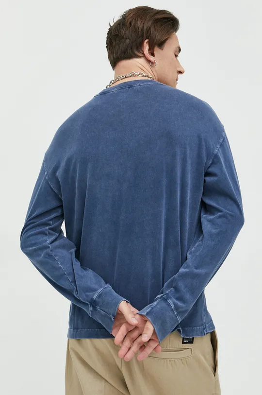 Βαμβακερή μπλούζα με μακριά μανίκια Abercrombie & Fitch  100% Βαμβάκι