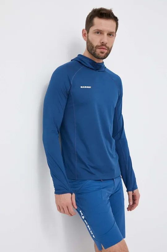 mornarsko plava Sportska majica dugih rukava Mammut Selun FL Muški