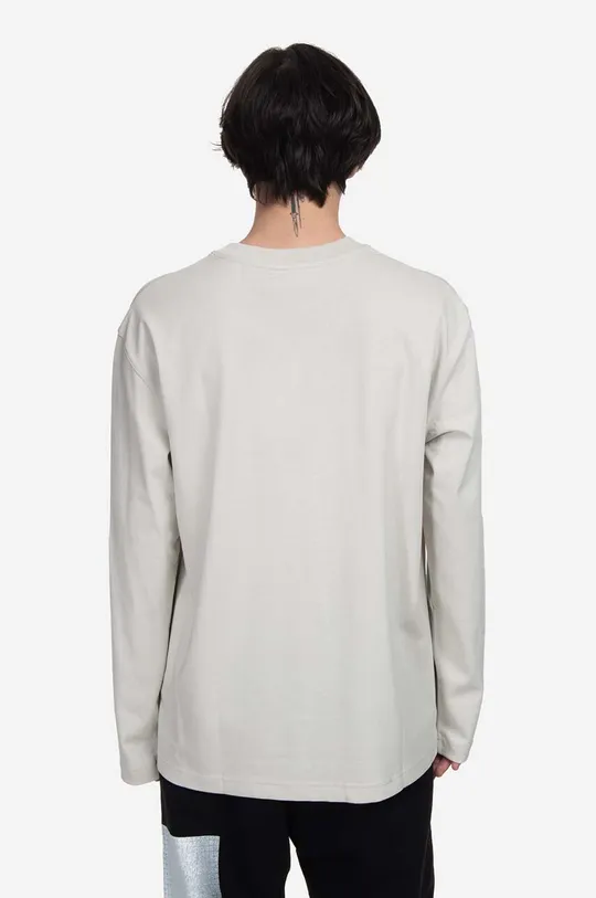 Bavlnené tričko s dlhým rukávom A-COLD-WALL* Foil Grid LS T-Shirt 100 % Bavlna