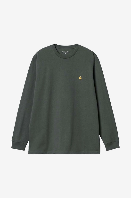 zielony Carhartt WIP longsleeve bawełniany Chase