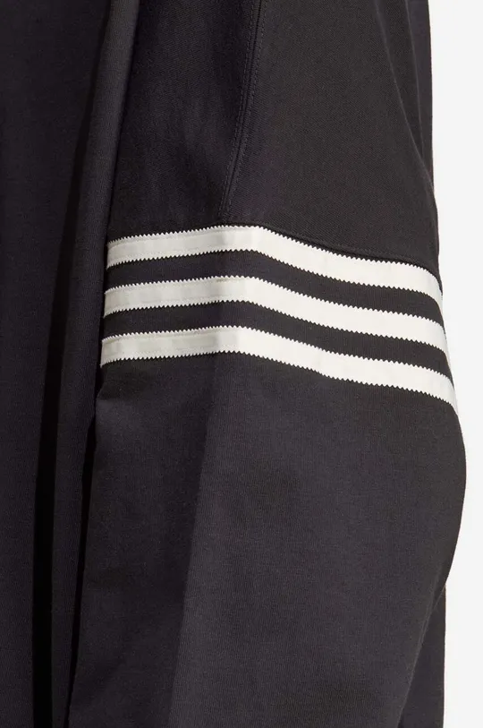 μαύρο Βαμβακερή μπλούζα με μακριά μανίκια adidas Originals