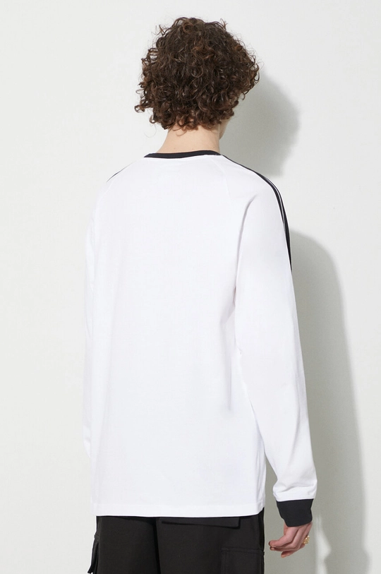 adidas Originals cotton longsleeve top white