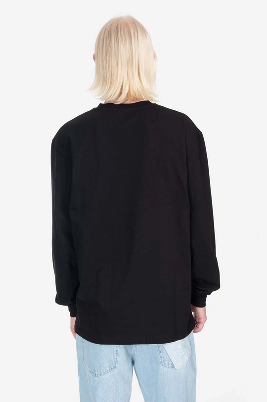 black 032C cotton longsleeve top Birdie