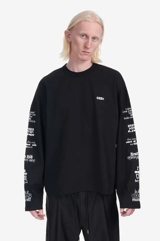 Longsleeve 032C Content Supersize μαύρο