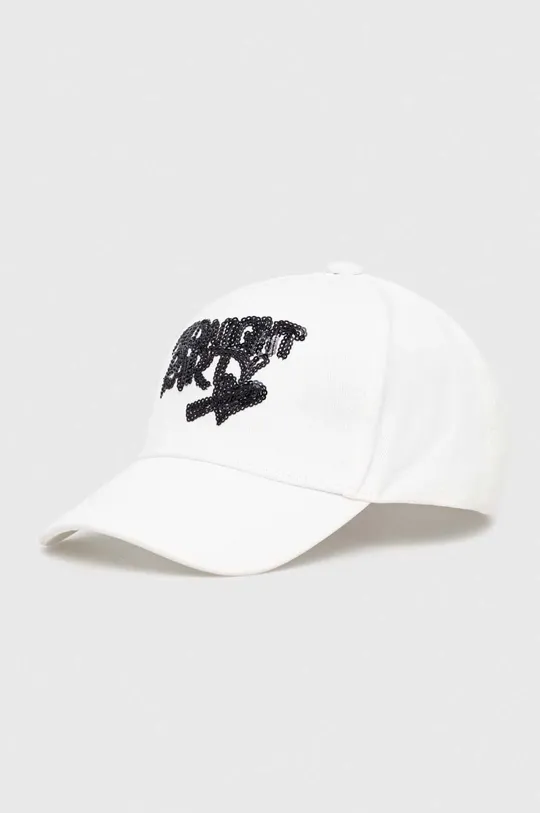 λευκό Παιδικό βαμβακερό καπέλο μπέιζμπολ Sisley Για αγόρια