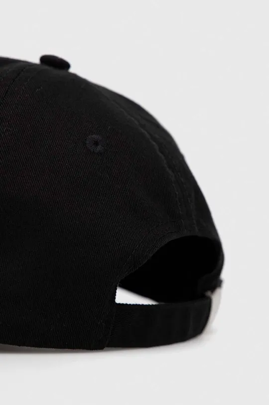 μαύρο Παιδικό βαμβακερό καπέλο μπέιζμπολ Sisley