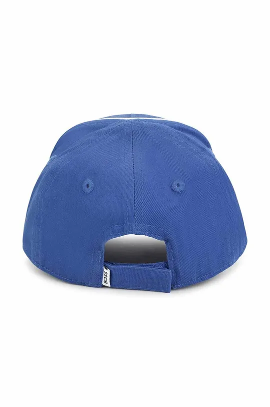 Детская хлопковая шапка BOSS голубой