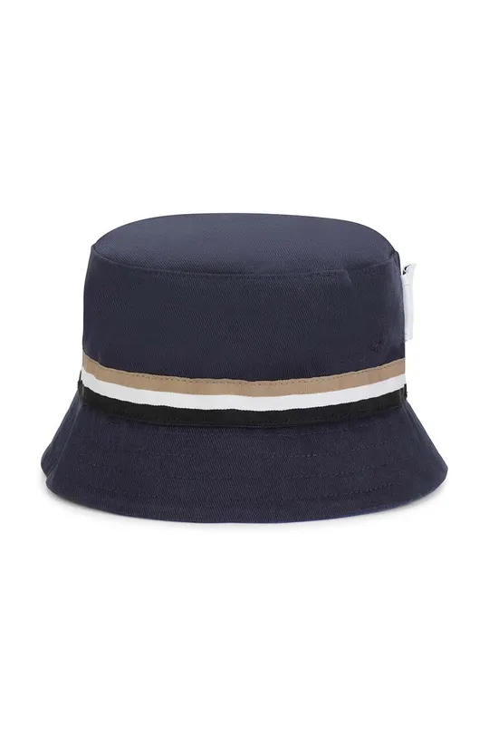 блакитний Дитячий двосторонній бавовняний капелюх BOSS