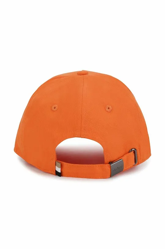 Detská bavlnená čiapka BOSS oranžová