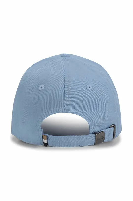 Детская хлопковая шапка BOSS голубой