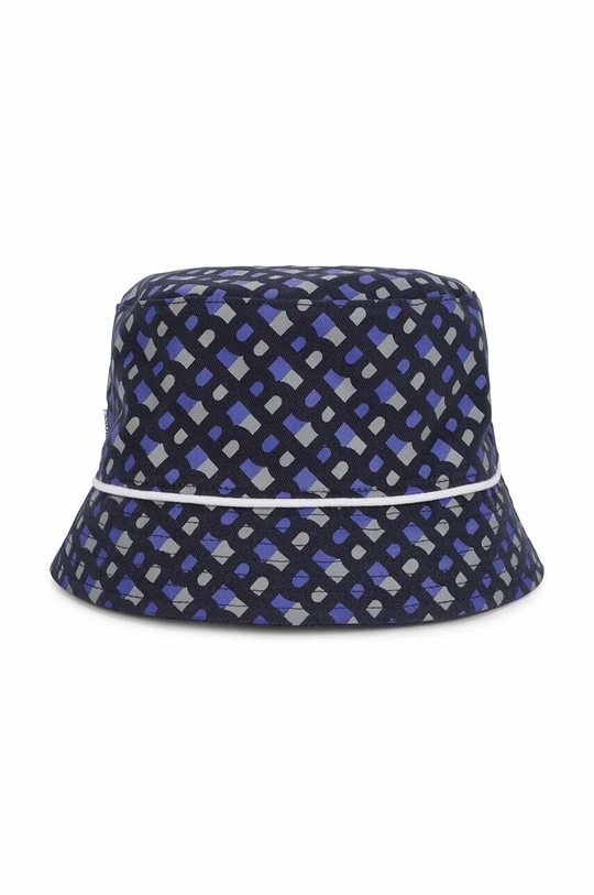 BOSS cappello a doppia faccia in cotone per bambini blu navy