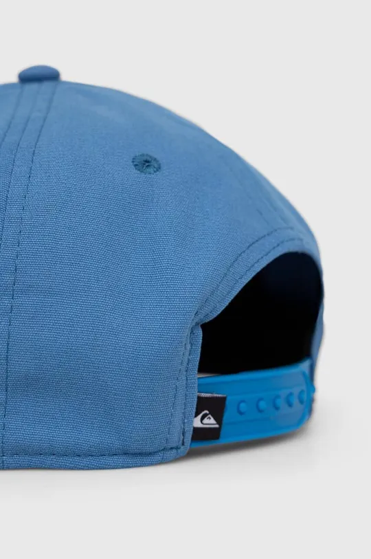 Παιδικό βαμβακερό καπέλο μπέιζμπολ Quiksilver μπλε