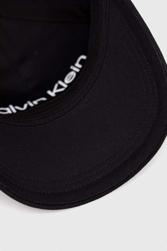 černá Bavlněná baseballová čepice Calvin Klein