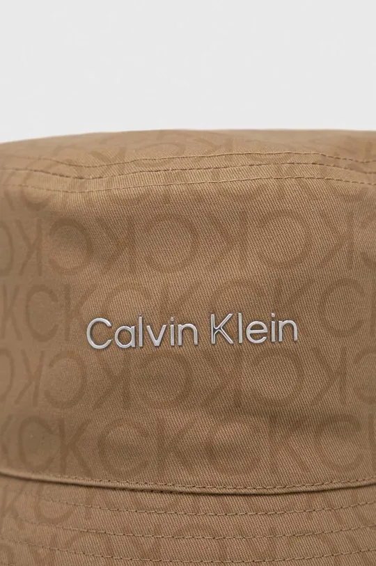 Obojstranný bavlnený klobúk Calvin Klein  100 % Bavlna
