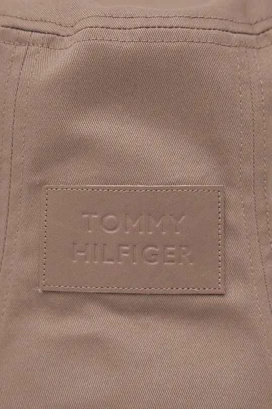 Βαμβακερό καπέλο Tommy Hilfiger μπεζ