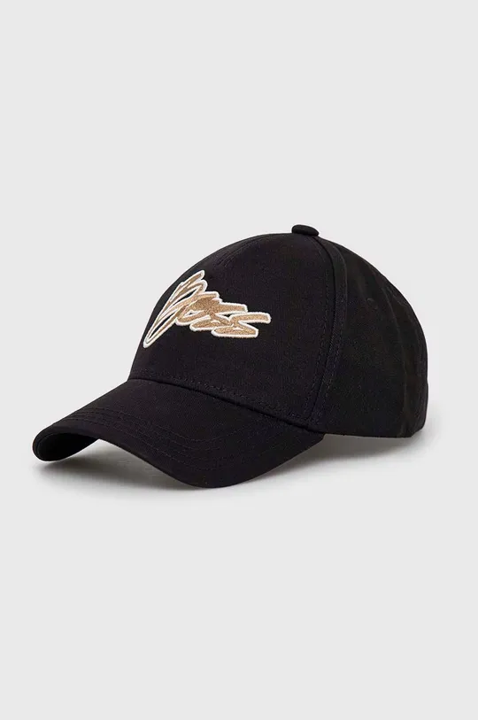 μαύρο Βαμβακερό καπέλο του μπέιζμπολ BOSS Γυναικεία