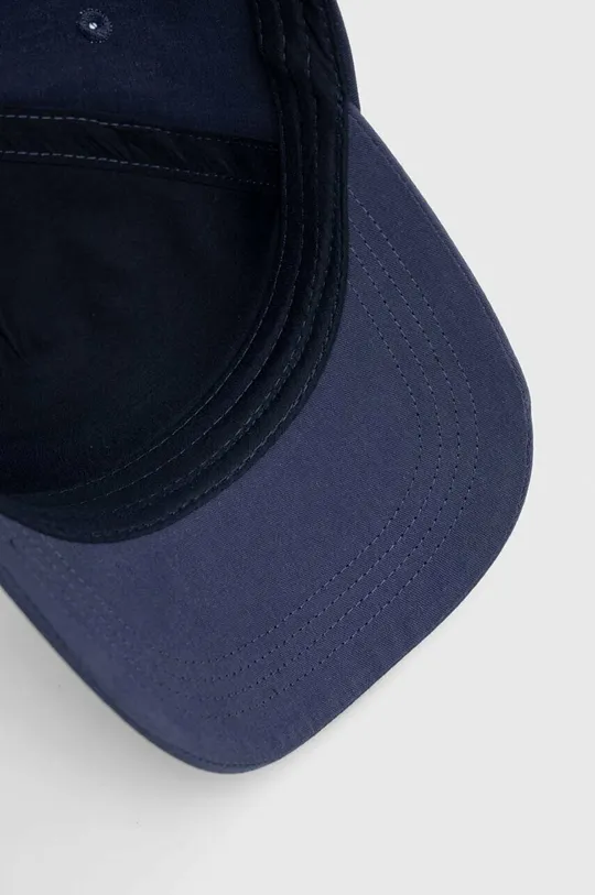 σκούρο μπλε Βαμβακερό καπέλο του μπέιζμπολ Guess