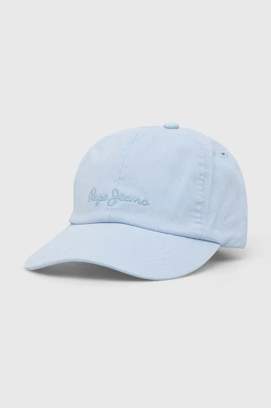 μπλε Βαμβακερό καπέλο του μπέιζμπολ Pepe Jeans Γυναικεία