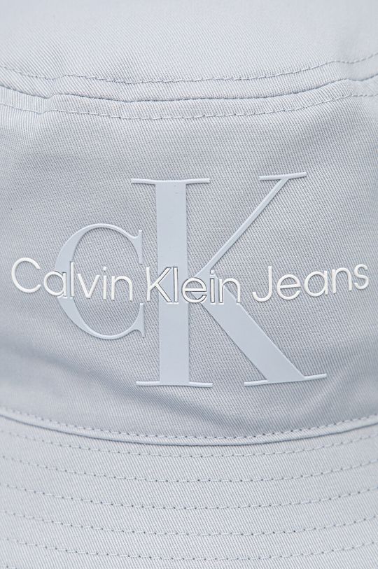 Calvin Klein Jeans kapelusz bawełniany jasny niebieski
