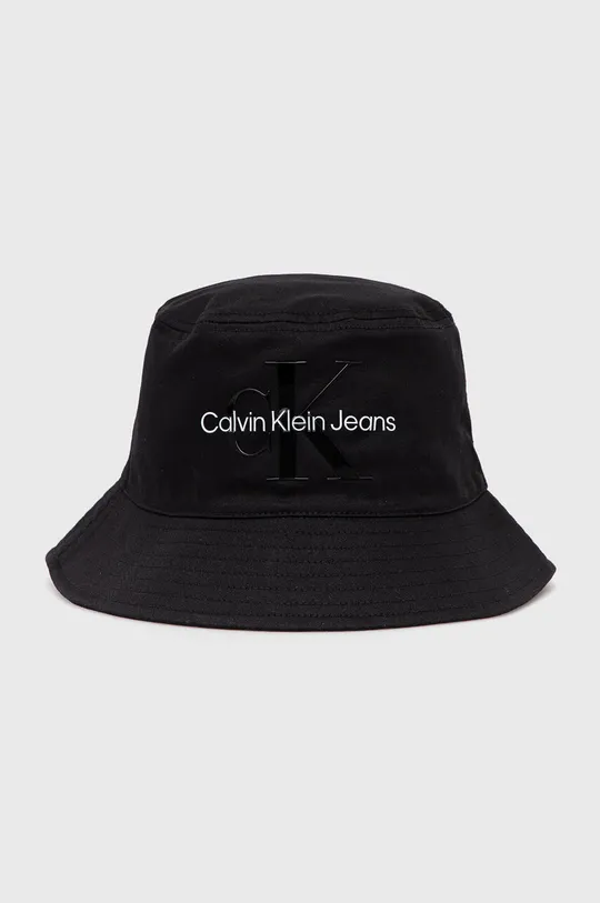 μαύρο Βαμβακερό καπέλο Calvin Klein Jeans Γυναικεία