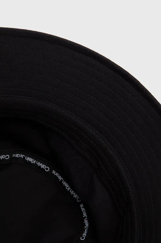 čierna Bavlnený klobúk Calvin Klein Jeans
