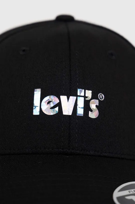 Levi's czapka z daszkiem czarny