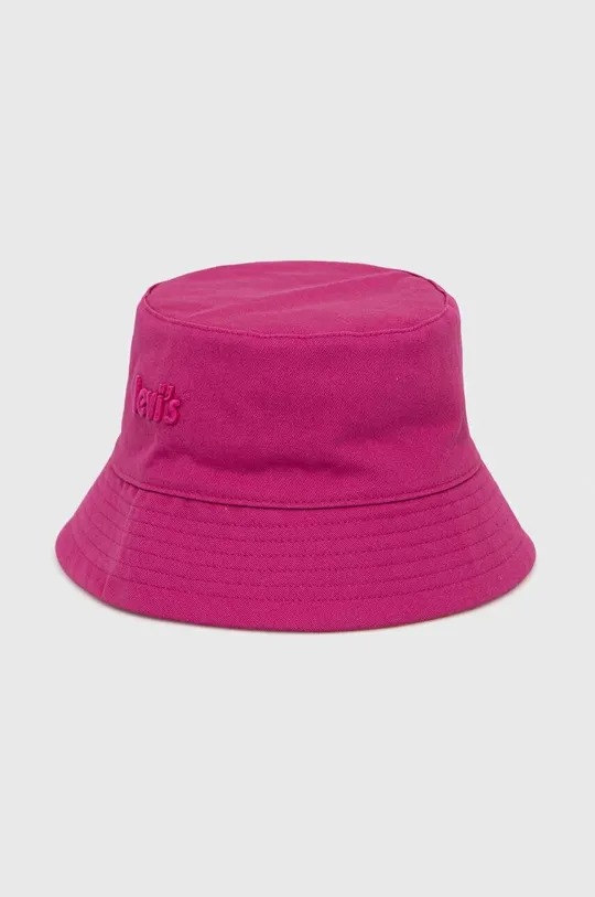 ροζ Αναστρέψιμο βαμβακερό καπέλο Levi's Γυναικεία