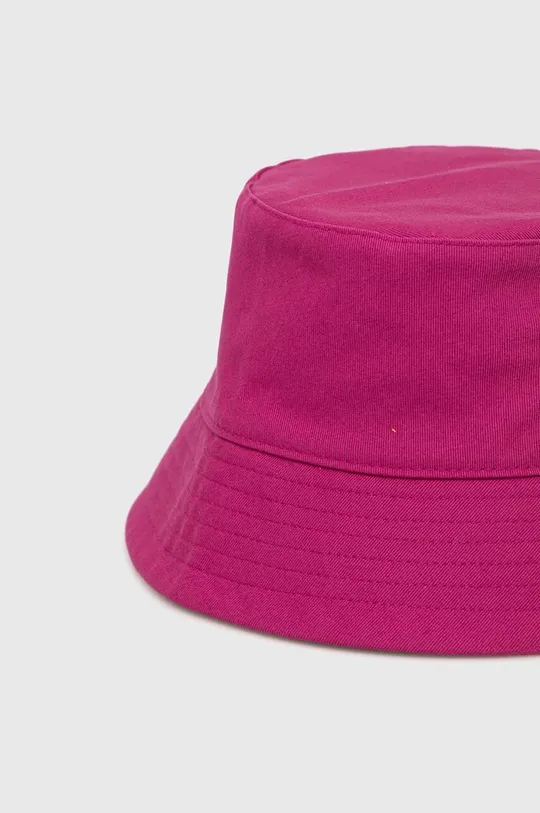 Αναστρέψιμο βαμβακερό καπέλο Levi's ροζ