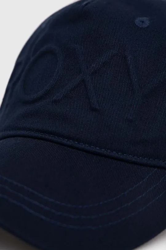 Βαμβακερό καπέλο του μπέιζμπολ Roxy σκούρο μπλε