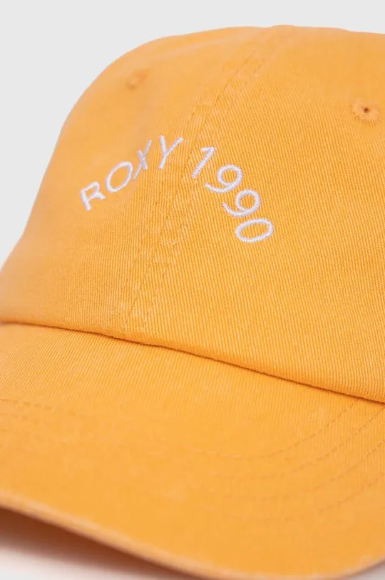 Roxy czapka z daszkiem bawełniana pomarańczowy