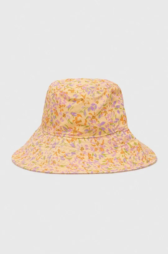 oranžová Bavlnený klobúk Billabong Dámsky