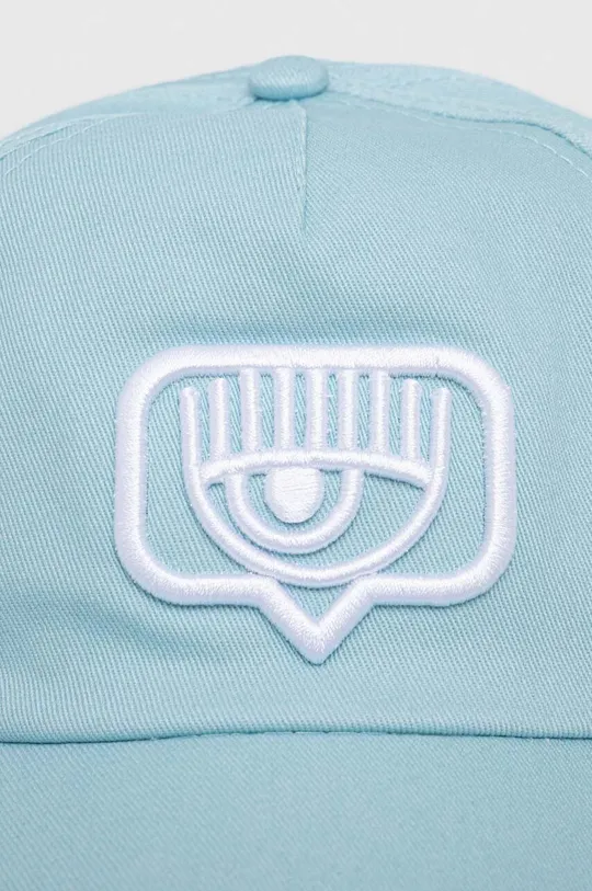 Βαμβακερό καπέλο του μπέιζμπολ Chiara Ferragni μπλε
