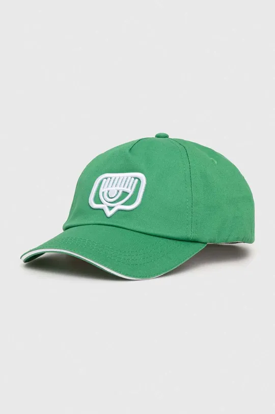 πράσινο Βαμβακερό καπέλο του μπέιζμπολ Chiara Ferragni Γυναικεία