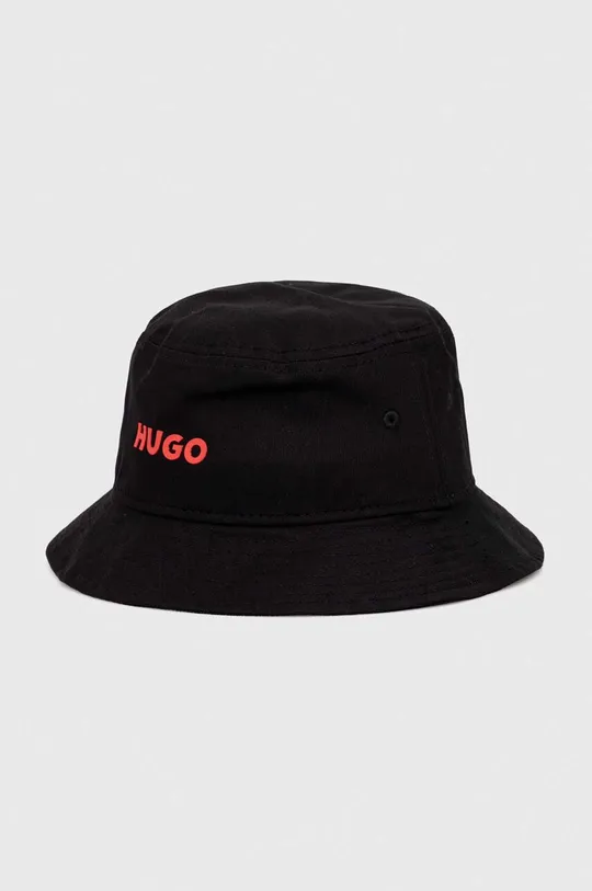 чёрный Шляпа из хлопка HUGO Женский