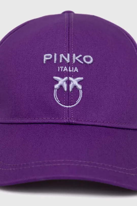 Хлопковая кепка Pinko  Основной материал: 100% Хлопок Подкладка: 100% Хлопок Вставки: 100% Полиэстер