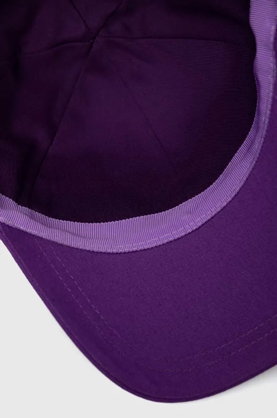 fioletowy Pinko czapka z daszkiem bawełniana