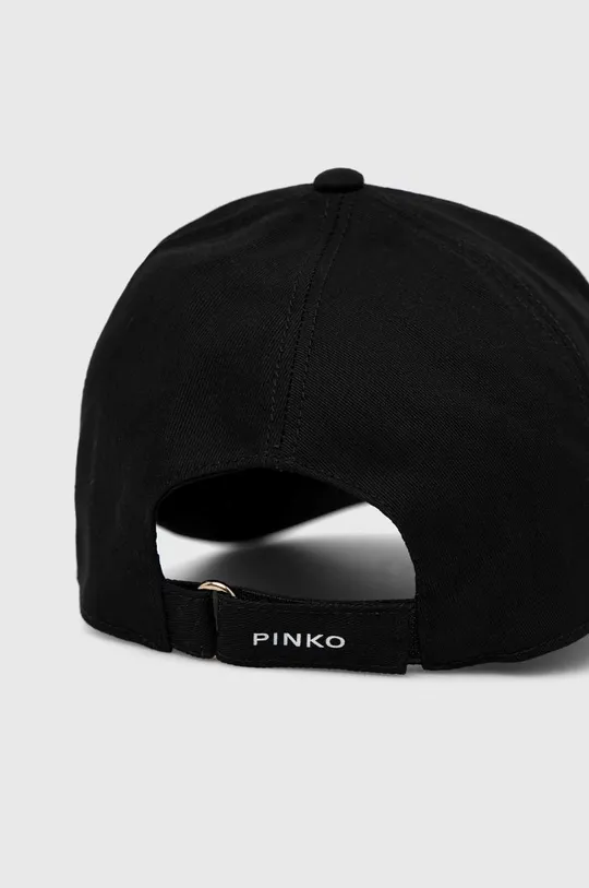 Pinko czapka z daszkiem bawełniana Materiał zasadniczy: 100 % Bawełna, Podszewka: 100 % Bawełna, Wstawki: 100 % Poliester