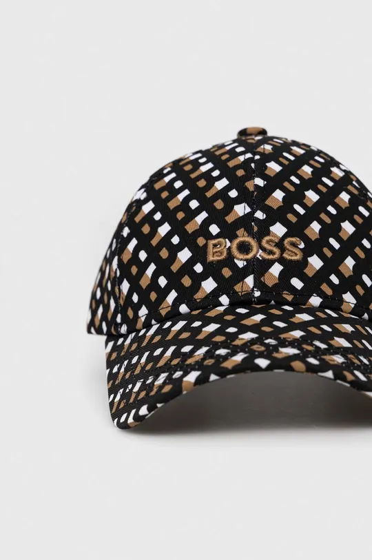 Βαμβακερό καπέλο του μπέιζμπολ BOSS πολύχρωμο