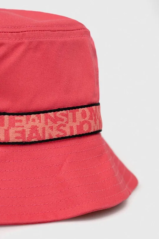 Bombažni klobuk Tommy Jeans roza