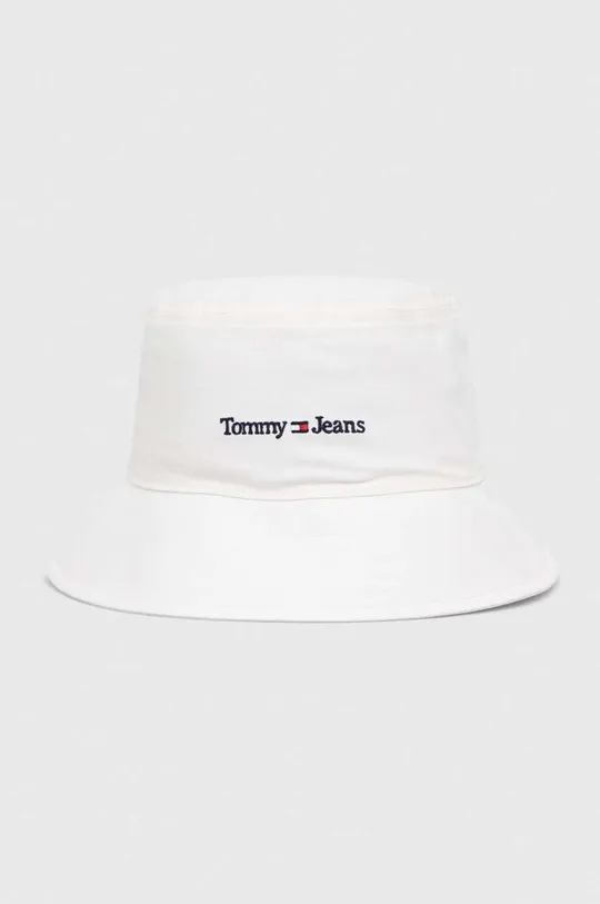 bijela Pamučni šešir Tommy Jeans Ženski