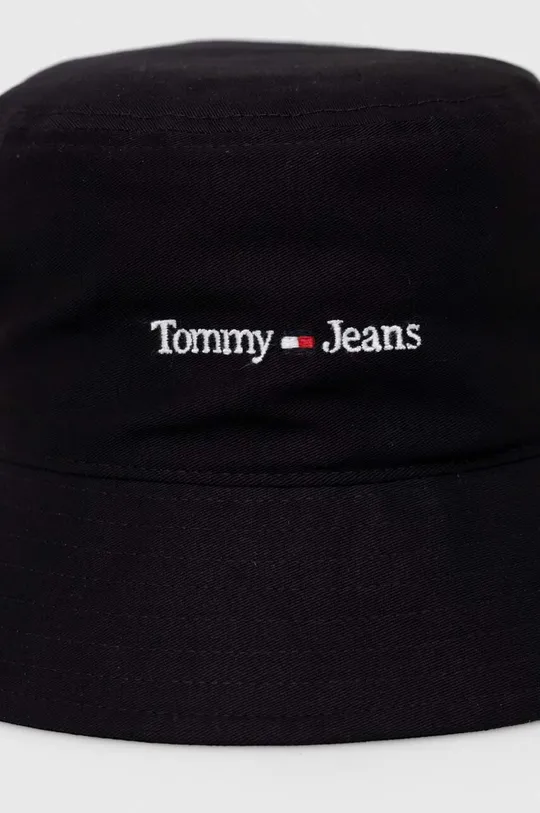 μαύρο Βαμβακερό καπέλο Tommy Jeans
