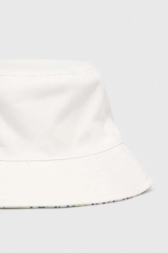 biały Lauren Ralph Lauren kapelusz dwustronny bawełniany