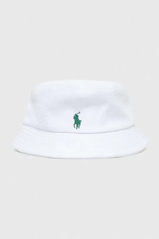 biela Bavlnený klobúk Polo Ralph Lauren Dámsky