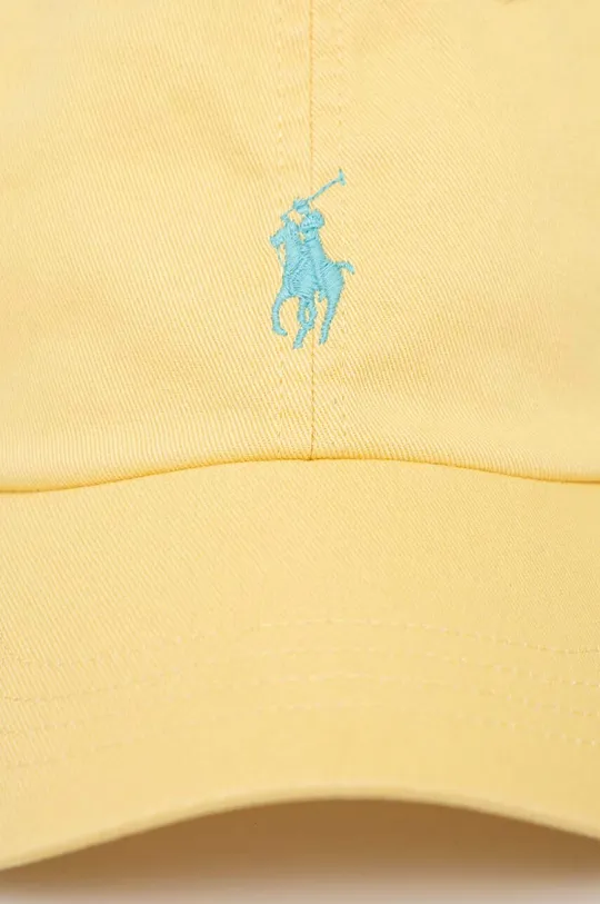 giallo Polo Ralph Lauren berretto da baseball in cotone